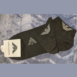 NWT Emporio Armani Socks GA black logo 41-47 new!